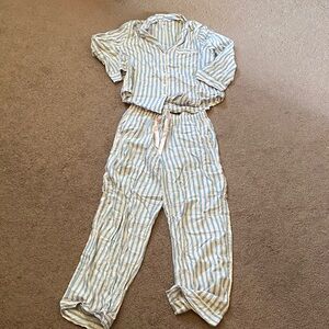 Victorias Secret Striped Pajama Set
